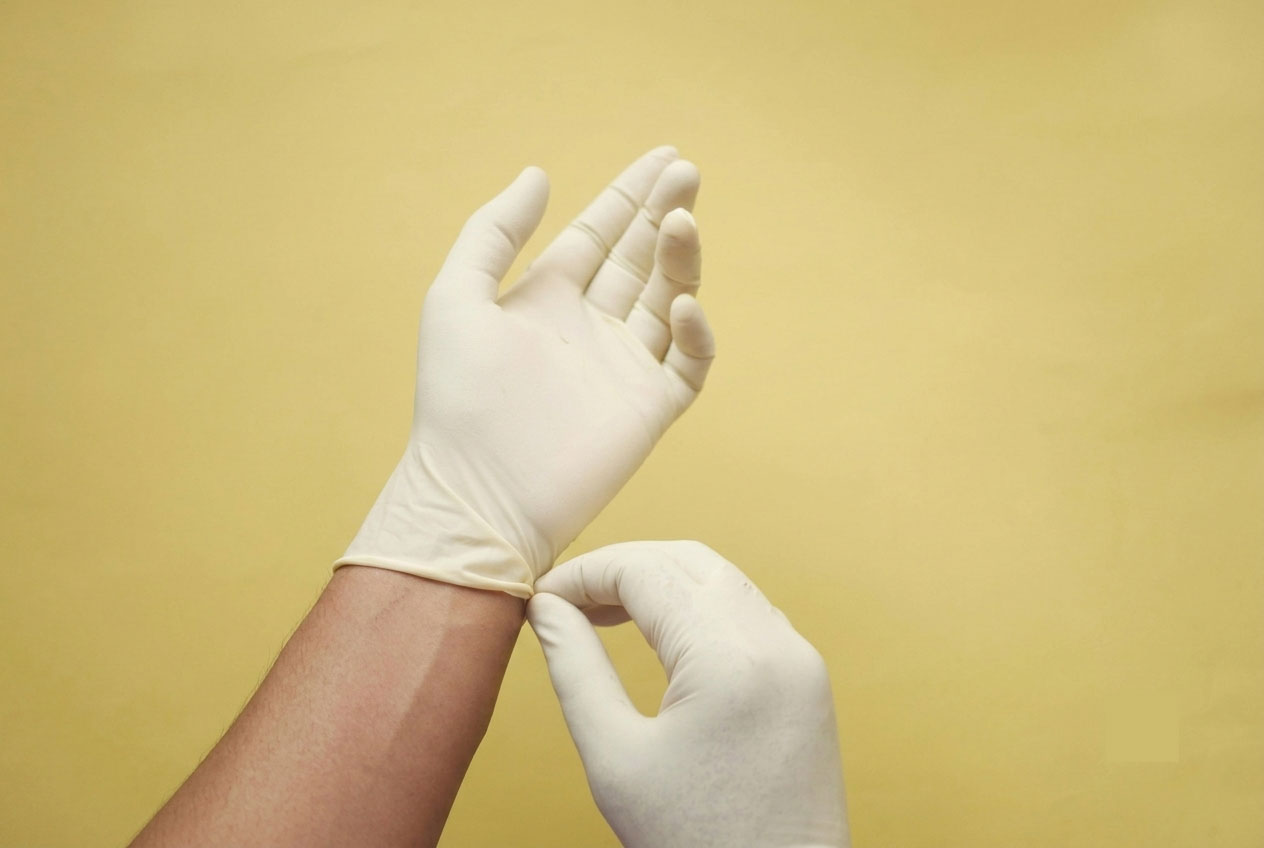 Sterile Latex Surgical Gloves Powdered