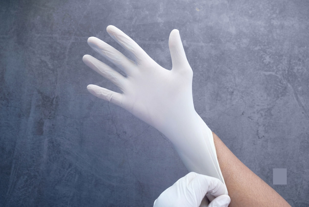 Sterile Latex Surgical Gloves Powder-Free