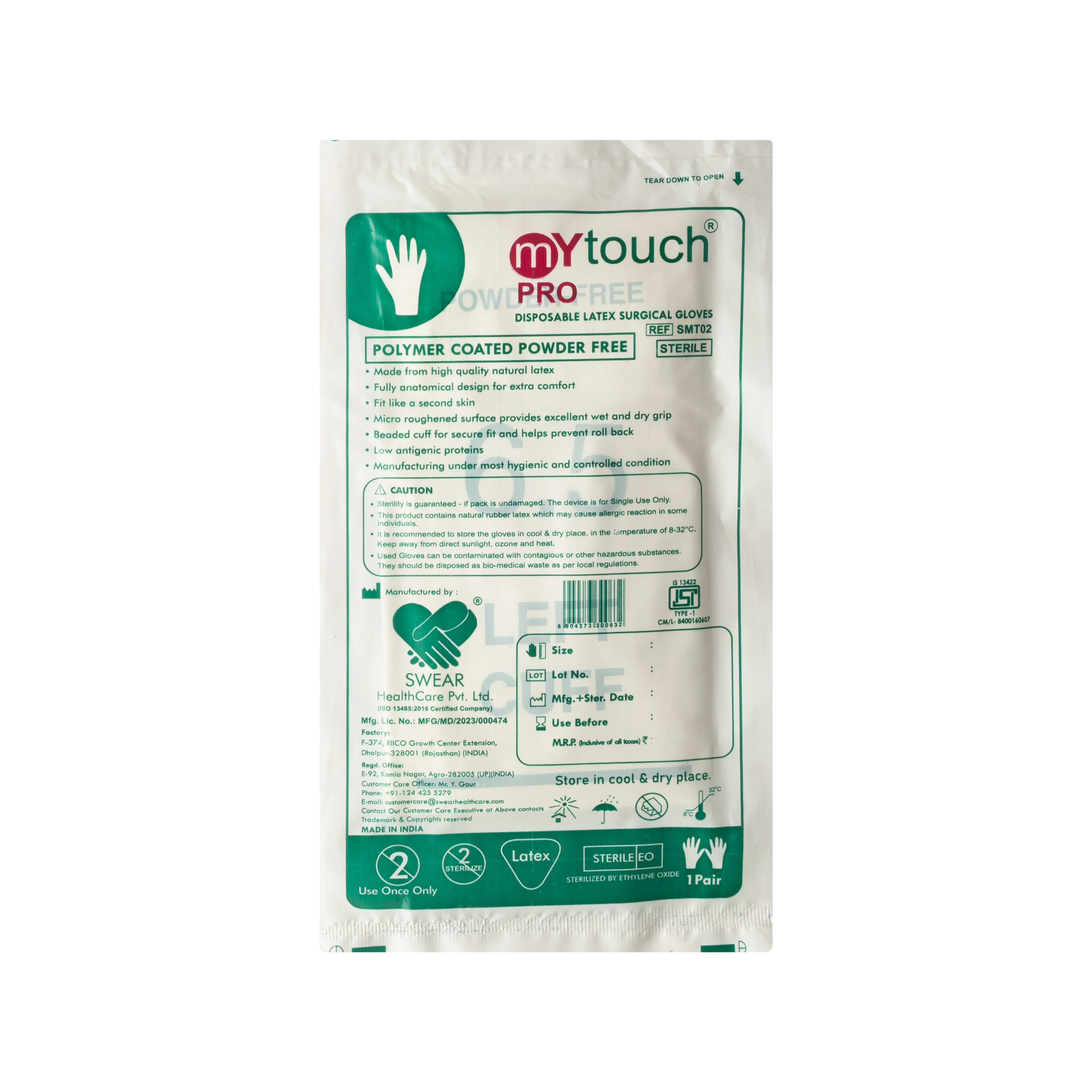 Sterile Latex Surgical Gloves Powder-Free thumbnail 2