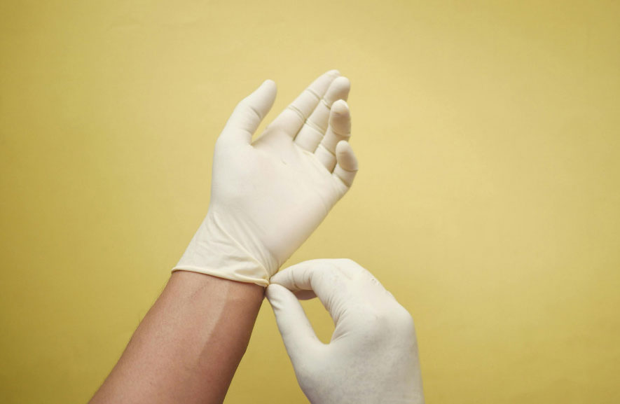 Latex Examination Gloves